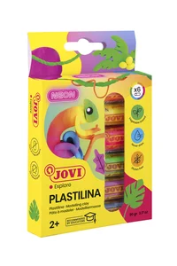 Plastelina neonowa 6 kolorów po 15g