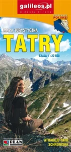 Mapa turystyczna - Tatry 1:22 500 w.2021 Mapa turystyczna - Tatry 1:22 500 w.2021