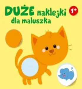 Duże naklejki dla maluszka. kotek 1+ Duże naklejki dla maluszka. kotek 1+