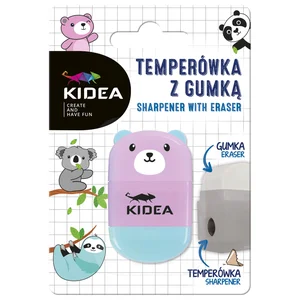 Temperówka z gumką Misie Kidea