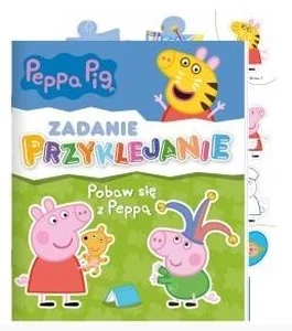 Peppa Pig Zadanie Przyklejanie. Pobaw się z Peppą