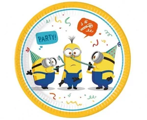 Talerzyki papierowe Minions Rise of Gru 23cm 8szt Talerzyki papierowe Minions Rise of Gru 23cm 8szt