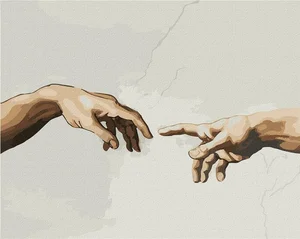 Malowanie po numerach IDEYKA 40x50 cm stworzenie Adama