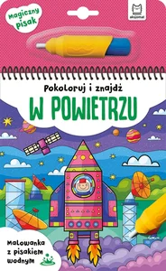 Pokoloruj i znajdź w powietrzu Malowanka z pisakiem wodnym