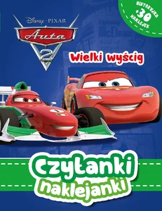 Czytanki naklejanki Wielki wyścig Disney Pixar Auta