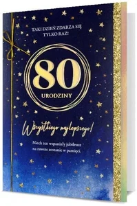 Karnet B6 Urodziny 80 Karnet B6 Urodziny 80