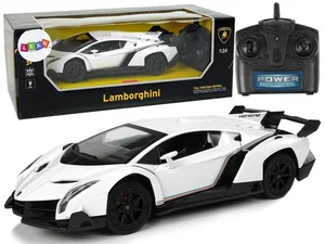 Auto zdalnie sterowane1:24 Lamborghini białe Auto zdalnie sterowane1:24 Lamborghini białe