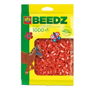 Beedz Koraliki do prasowanek czerwone 1000 sztuk