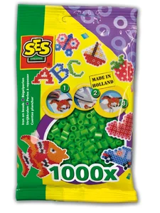 Koraliki do prasowanek zielone 1000 szt.