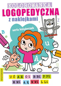 Kolorowanka logopedyczna 1 z naklejkami