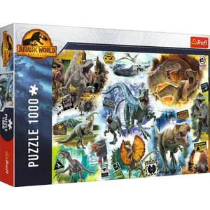 Puzzle 1000 Na tropie dinozaurów Jurassic World