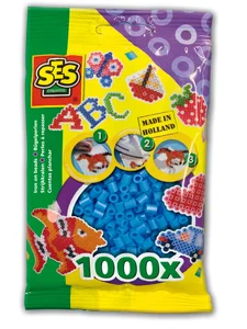 Koraliki do prasowanek niebieskie 1000 szt.