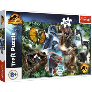 Trefl puzzle 300 Ulubione dinozaury Jurassic World
