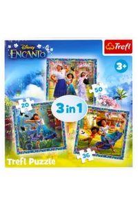 Puzzle 3w1 Bohaterowie magicznego Encanto