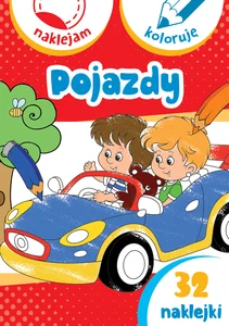 Pojazdy. Naklejam i koloruję