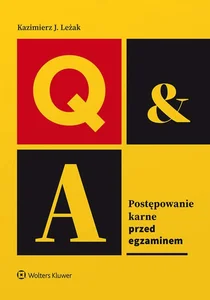 Postępowanie karne przed egzaminem