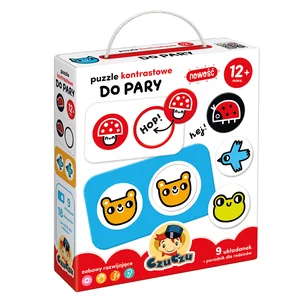 CzuCzu Puzzle kontrastowe Do pary Wiek 12 mies.+
