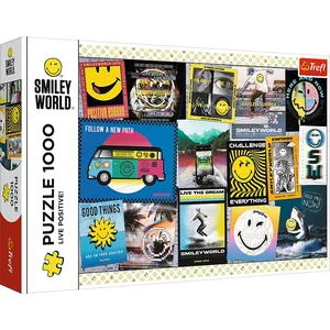 Trefl puzzle 1000 Żyj pozytywnie Smiley with fee