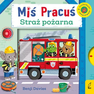 Miś Pracuś Straż pożarna z ruchomymi elementami