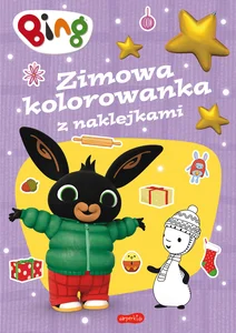 Bing Zimowa kolorowanka z naklejkami Bing Zimowa kolorowanka z naklejkami