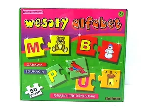 Puzzle edukacyjne 48 wesoły alfabet