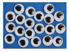 Ruchome oczka 10mm 20szt Ruchome oczka 10mm 20szt