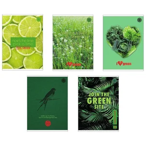 Zeszyt A5/80K kratka Think Green (5szt) Zeszyt A5/80K kratka Think Green (5szt)