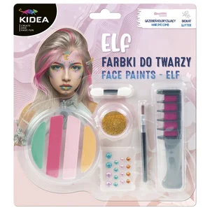 Farby do twarzy zestaw Kidea elf