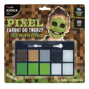 Farby do twarzy zestaw Pixel Kidea Farby do twarzy zestaw Pixel Kidea