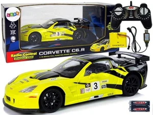 Auto sportowe R/C 1:18 Corvette C6.R żółty Auto sportowe R/C 1:18 Corvette C6.R żółty