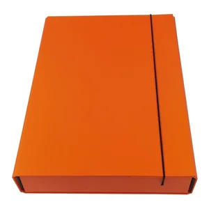 Teczka box z gumką pomarańczowa Teczka box z gumką pomarańczowa