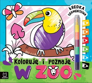 Koloruję i poznaję W zoo Kredka segmentowa Koloruję i poznaję W zoo Kredka segmentowa