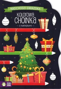 Nadchodzi gwiazdka. Kolorowa choinka Nadchodzi gwiazdka. Kolorowa choinka