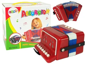Akordeon czarwony Akordeon czarwony