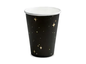 Kubeczki czarne 260ml 6szt