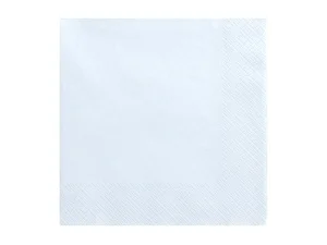 Serwetki trójwarstwowe błękit 33x33cm 20szt