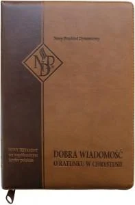 Nowy Testament NPD ciemnobrązowy z paginatorami Nowy Testament NPD ciemnobrązowy z paginatorami