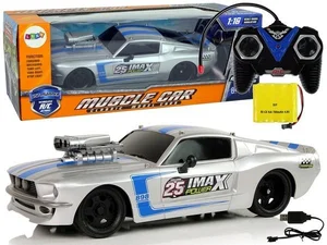 Auto Sportowe 1:16 zdalnie sterowane srebrne Auto Sportowe 1:16 zdalnie sterowane srebrne