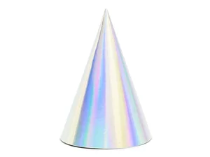 Czapeczki opalizujące 16cm 6szt Czapeczki opalizujące 16cm 6szt
