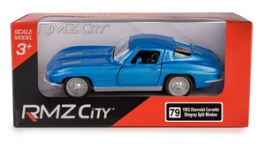 RMZ City Chevrolet Corvette Stingray Split Window 1963 niebieski w skali 1:35