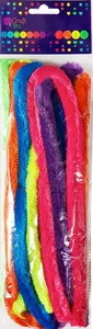 Druciki kreatywne 50cm neon 8szt.