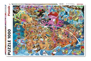 Puzzle Crisp, Różowi Piraci 1000
