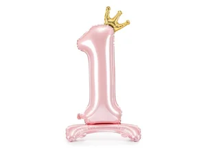 Stojący balon foliowy 1 84cm jasny różowy Stojący balon foliowy 1 84cm jasny różowy