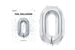 Balon foliowy 0 86cm srebrny