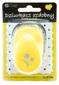 Dziurkacz ozdobny Żonkil 2,5cm mix Dziurkacz ozdobny Żonkil 2,5cm mix