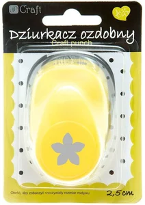 Dziurkacz ozdobny Płatek 2,5cm mix Dziurkacz ozdobny Płatek 2,5cm mix