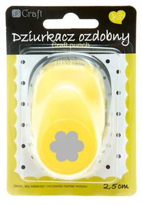 Dziurkacz ozdobny Kwiatek 2,5cm mix Dziurkacz ozdobny Kwiatek 2,5cm mix