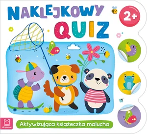 Naklejkowy quiz 2+ Aktywizująca książeczka malucha Naklejkowy quiz 2+ Aktywizująca książeczka malucha