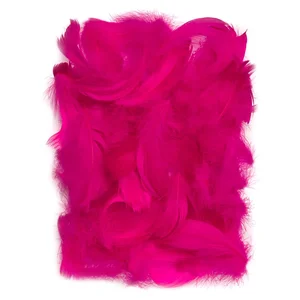 Piórka ciemno różowe 5-12cm 10g
