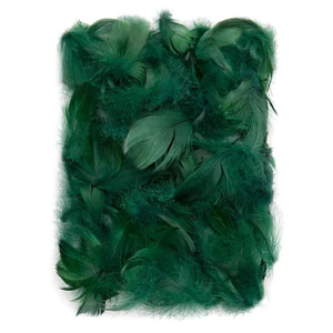 Piórka ciemno zielone 5-12cm 10g